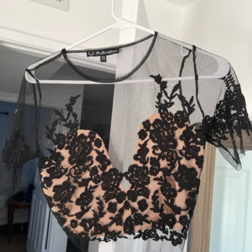 For Love & Lemons Women's Lace Crop Top